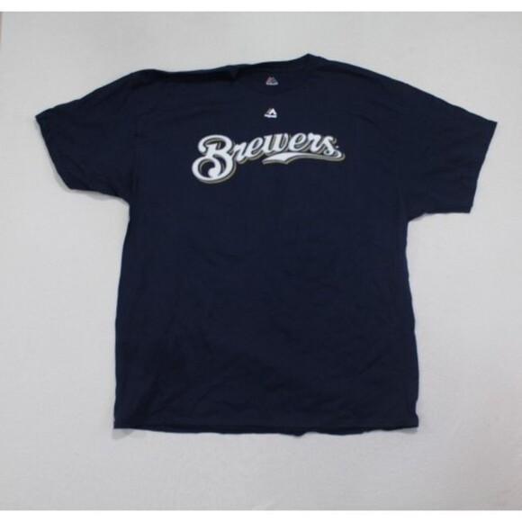 Milwaukee Brewers Men Blue Tee Shirt Counsell 30 Size XXL - Picture 1 of 9